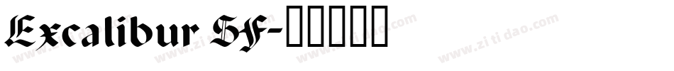 Excalibur SF字体转换
